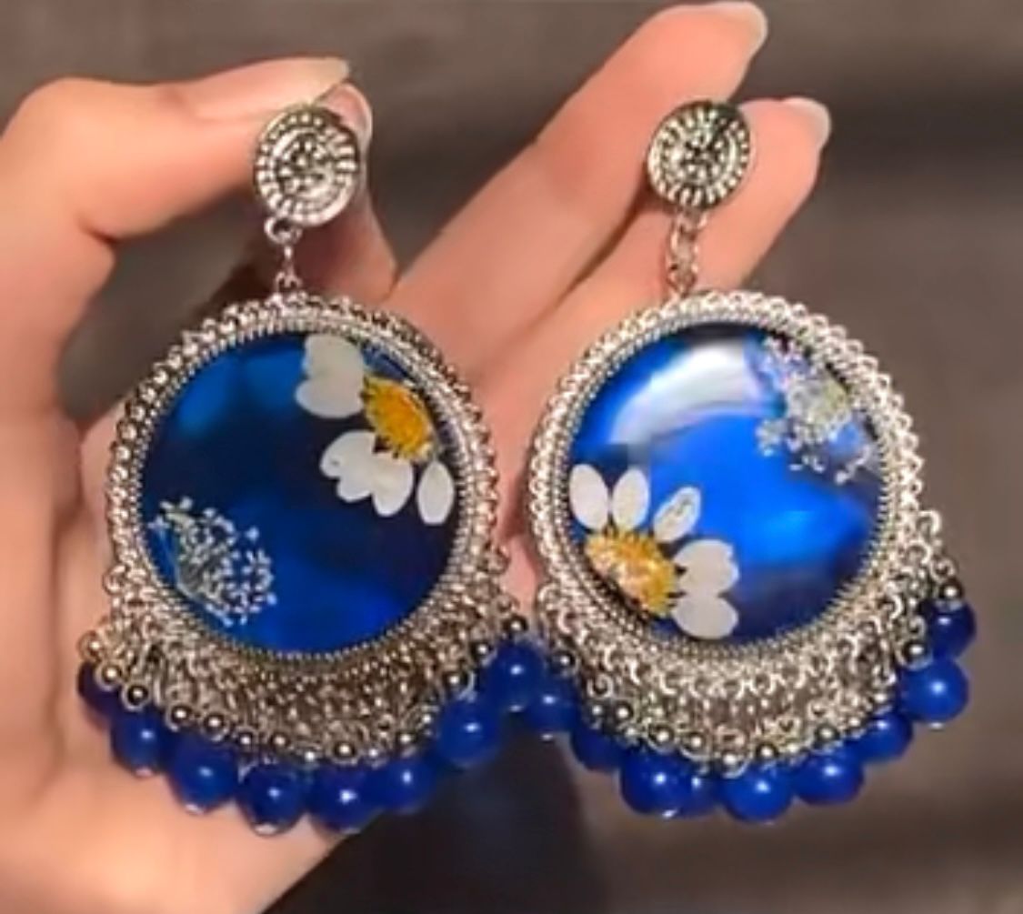 Floral Jhumka