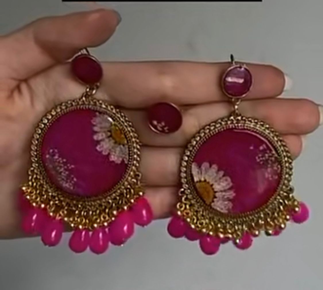 Floral Jhumka