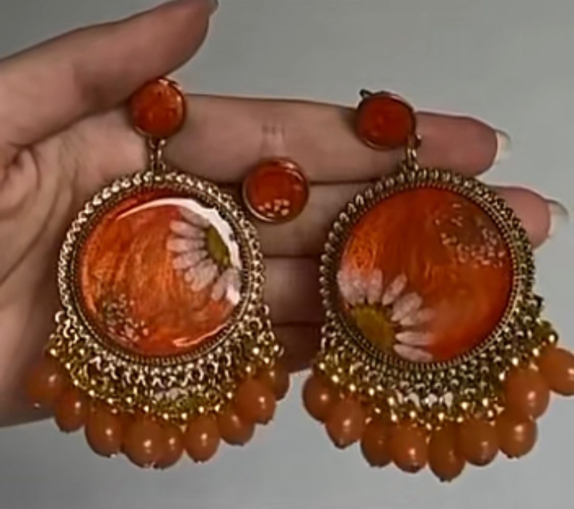 Floral Jhumka