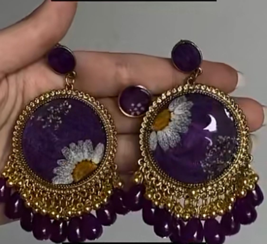 Floral Jhumka