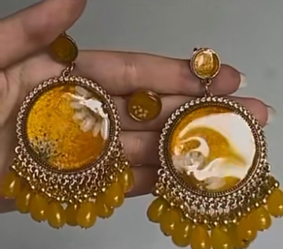 Floral Jhumka